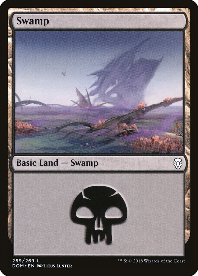 Swamp (259) [Dominaria] | Card Merchant Takapuna