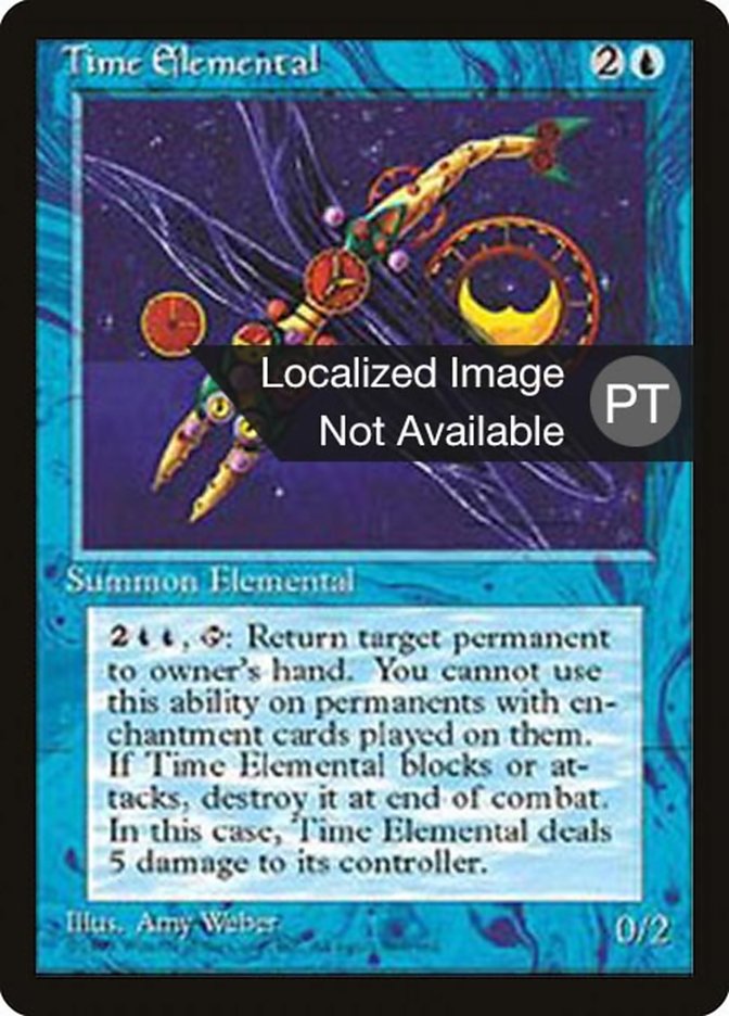 Time Elemental [Fourth Edition (Foreign Black Border)] | Card Merchant Takapuna