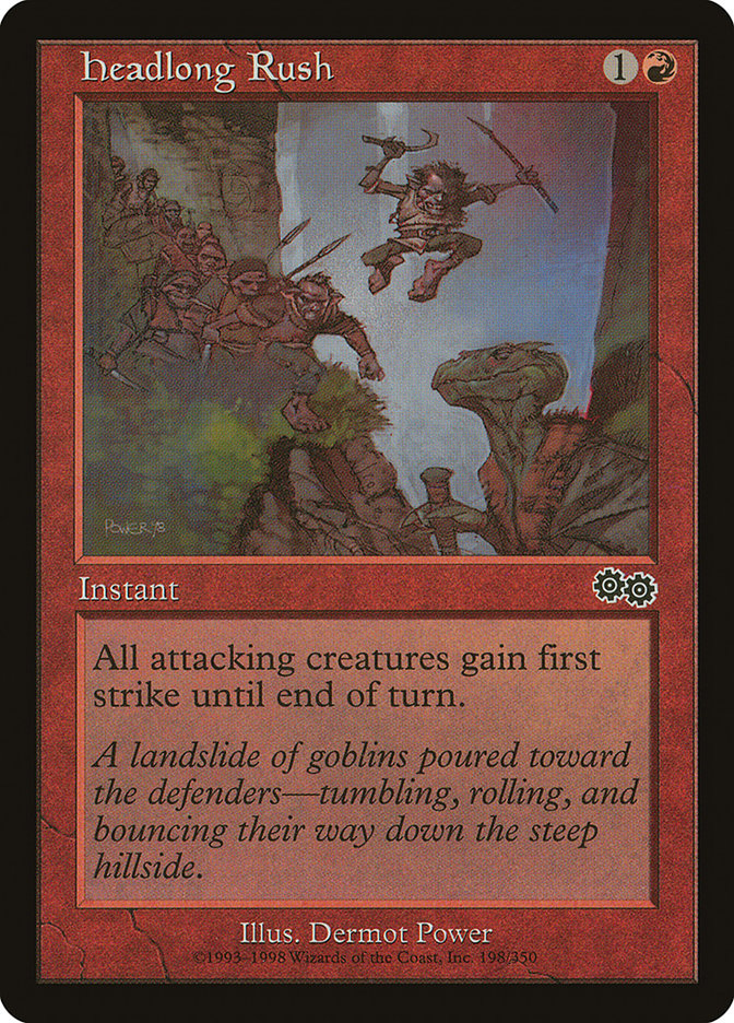 Headlong Rush [Urza's Saga] | Card Merchant Takapuna