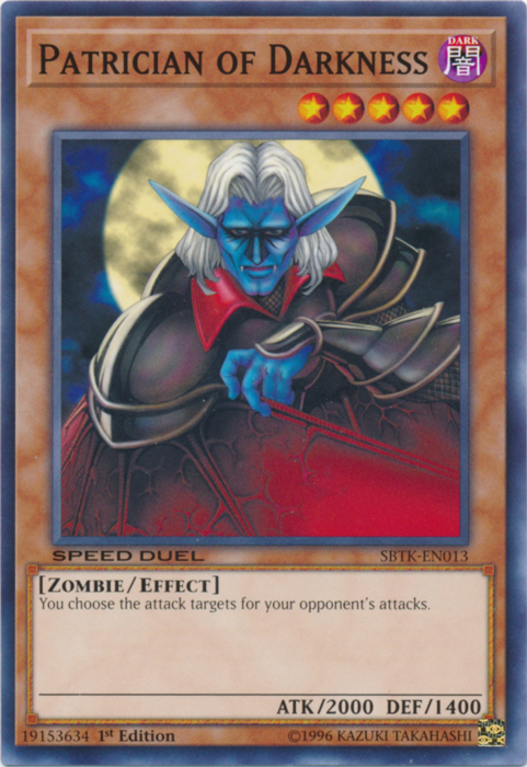 Patrician of Darkness [SBTK-EN013] Common | Card Merchant Takapuna