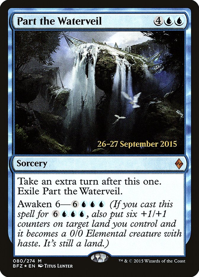 Part the Waterveil [Battle for Zendikar Prerelease Promos] | Card Merchant Takapuna