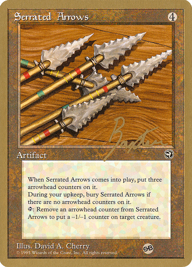 Serrated Arrows (George Baxter) (SB) [Pro Tour Collector Set] | Card Merchant Takapuna