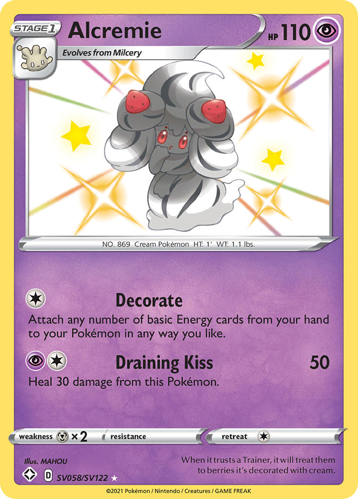 Alcremie (SV058/SV122) [Sword & Shield: Shining Fates] | Card Merchant Takapuna