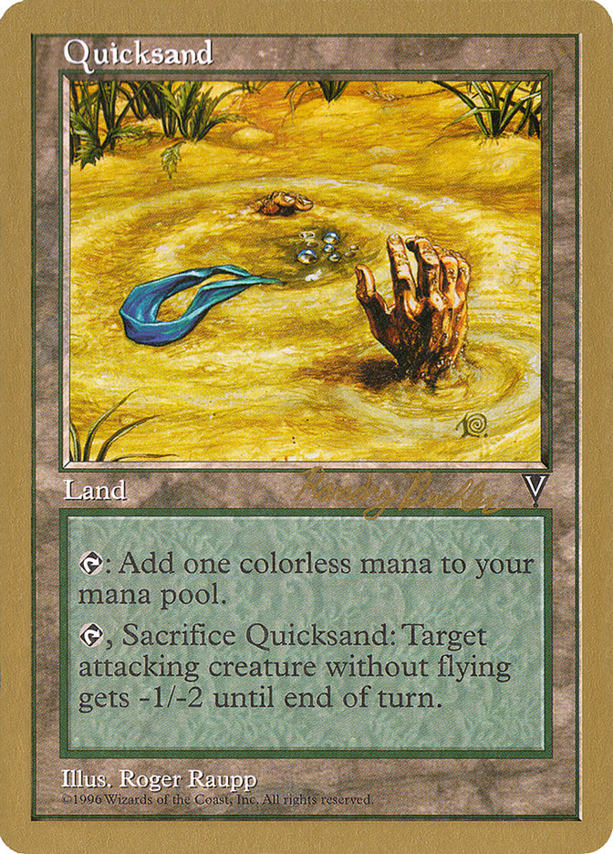 Quicksand (Randy Buehler) [World Championship Decks 1998] | Card Merchant Takapuna