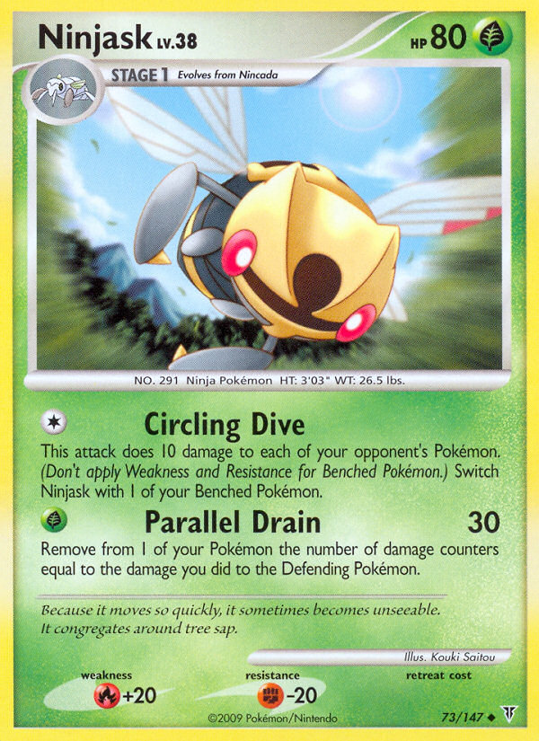 Ninjask (73/147) [Platinum: Supreme Victors] | Card Merchant Takapuna