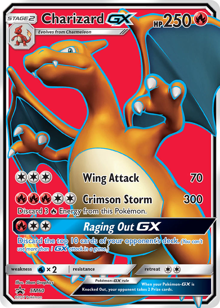 Charizard GX (SM60) (Jumbo Card) [Sun & Moon: Black Star Promos] | Card Merchant Takapuna