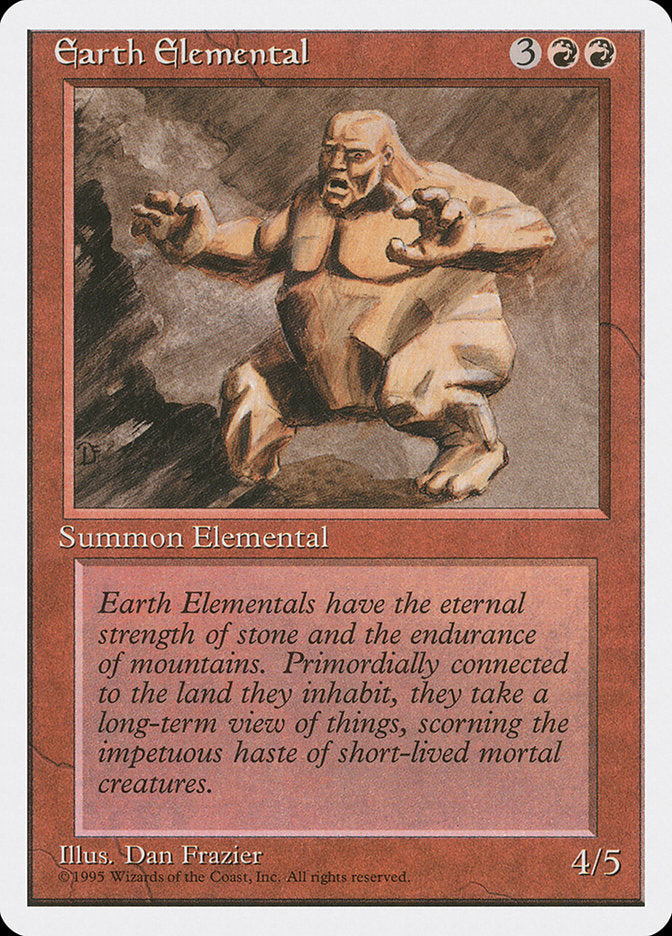 Earth Elemental [Fourth Edition] | Card Merchant Takapuna