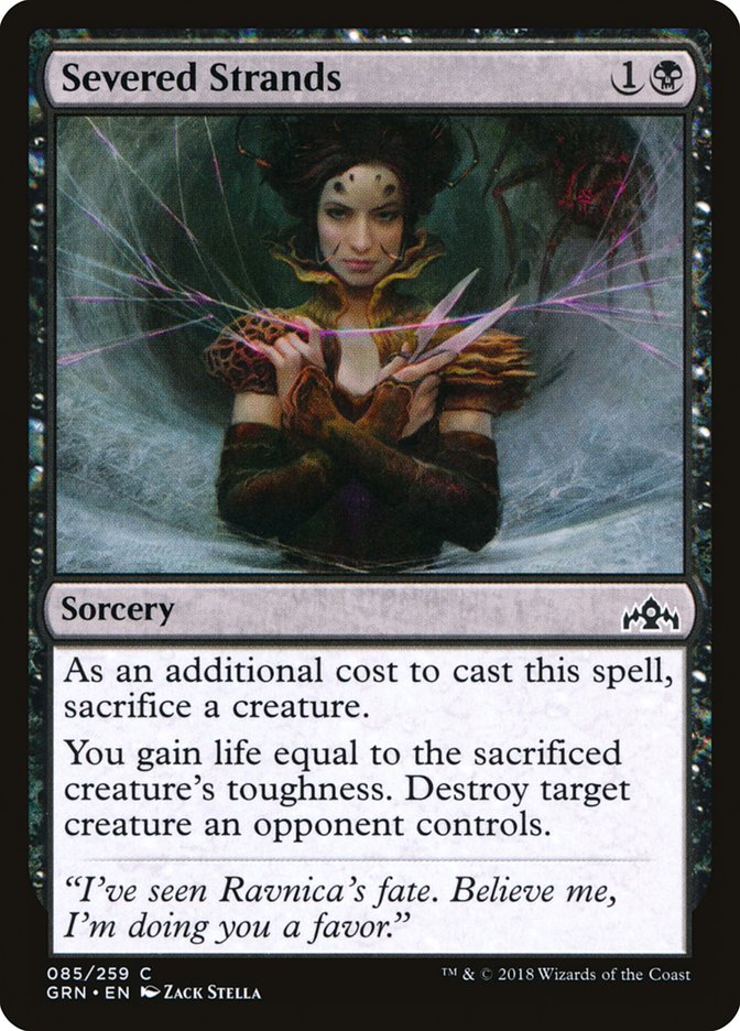 Severed Strands [Guilds of Ravnica] | Card Merchant Takapuna