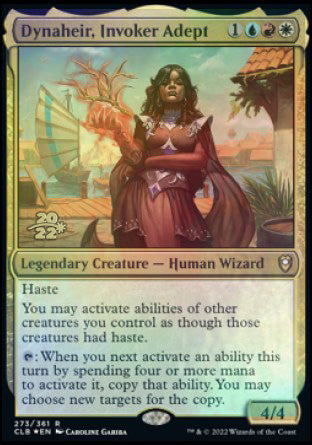 Dynaheir, Invoker Adept [Commander Legends: Battle for Baldur's Gate Prerelease Promos] | Card Merchant Takapuna