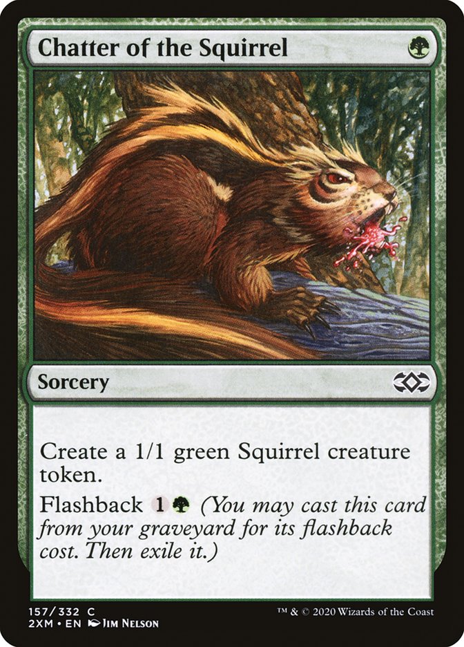 Chatter of the Squirrel [Double Masters] | Card Merchant Takapuna