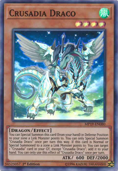 Crusadia Draco [MP19-EN080] Super Rare | Card Merchant Takapuna