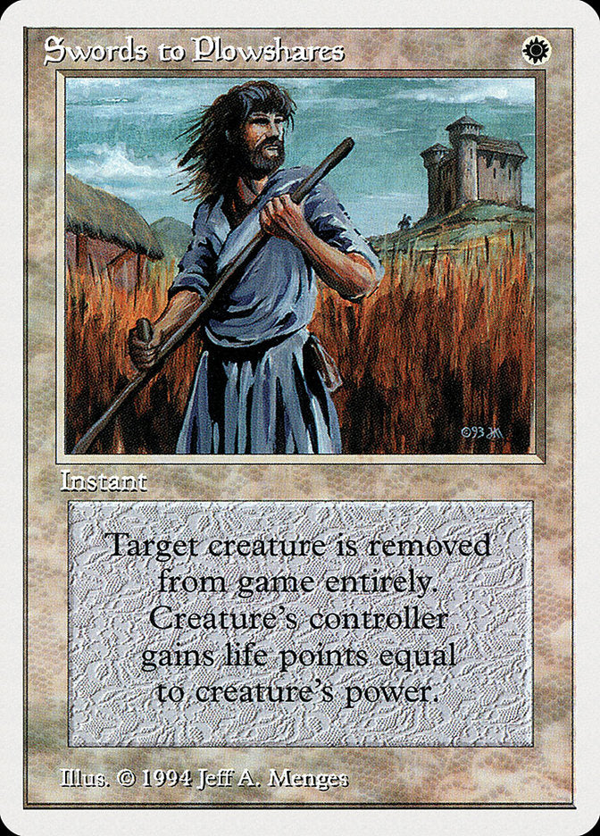 Swords to Plowshares [Summer Magic / Edgar] | Card Merchant Takapuna