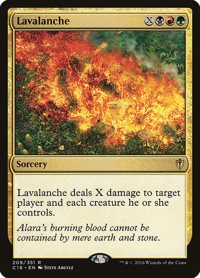 Lavalanche [Commander 2016] | Card Merchant Takapuna