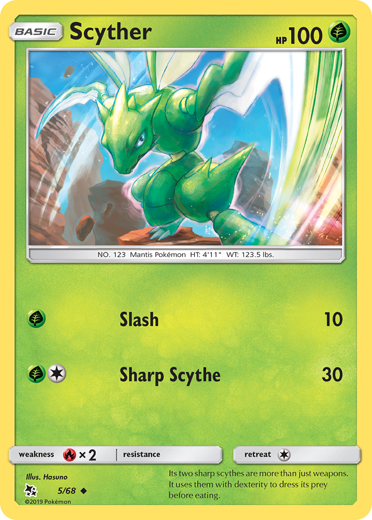 Scyther (5/68) [Sun & Moon: Hidden Fates] | Card Merchant Takapuna