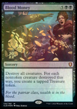 Blood Money [Commander Legends: Battle for Baldur's Gate Prerelease Promos] | Card Merchant Takapuna