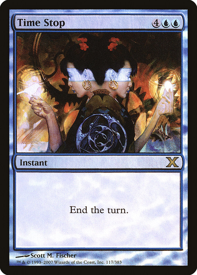 Time Stop (Premium Foil) [Tenth Edition] | Card Merchant Takapuna