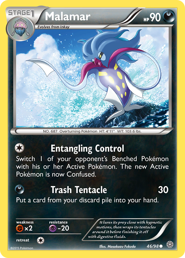 Malamar (46/98) [XY: Ancient Origins] | Card Merchant Takapuna