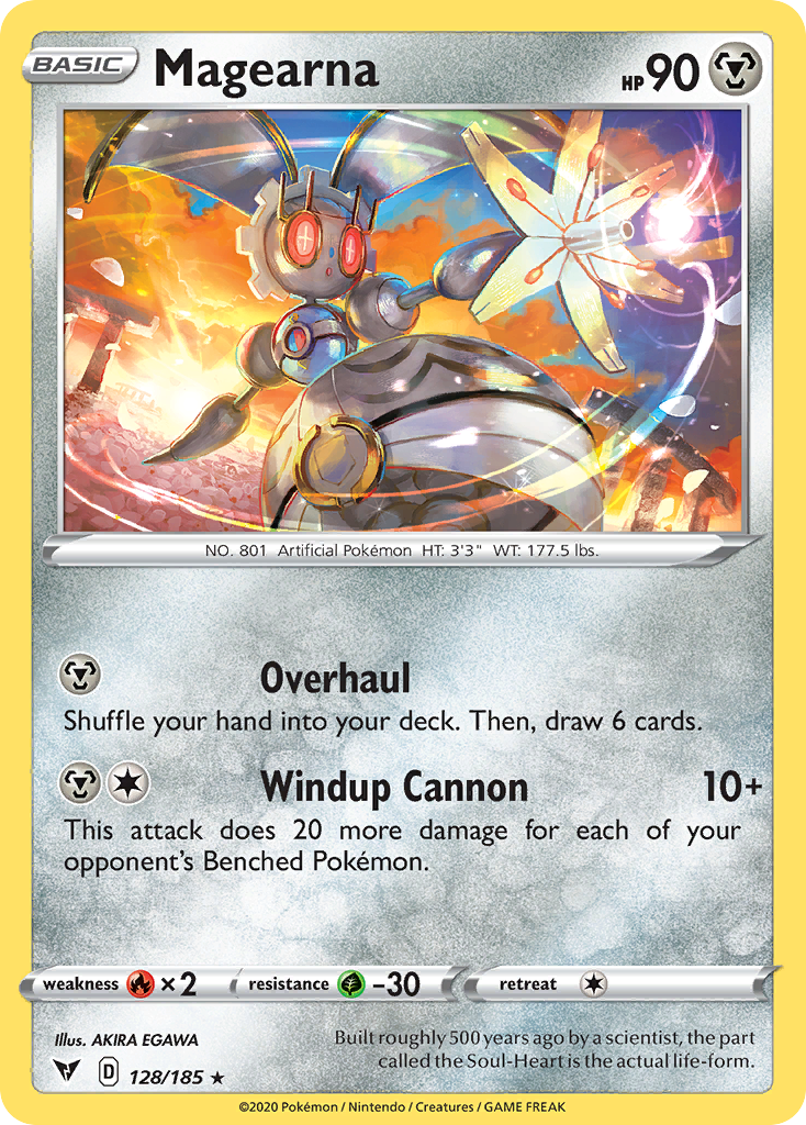Magearna (128/185) (Theme Deck Exclusive) [Sword & Shield: Vivid Voltage] | Card Merchant Takapuna