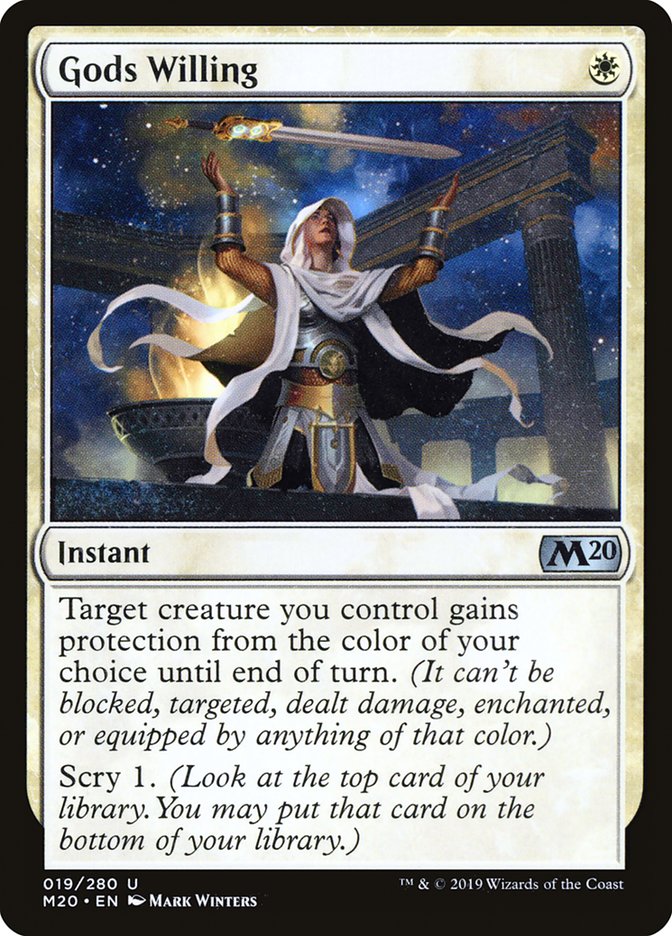 Gods Willing [Core Set 2020] | Card Merchant Takapuna