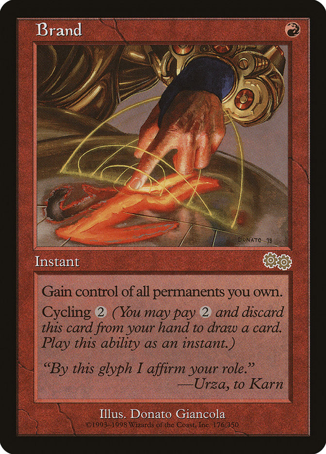 Brand [Urza's Saga] | Card Merchant Takapuna