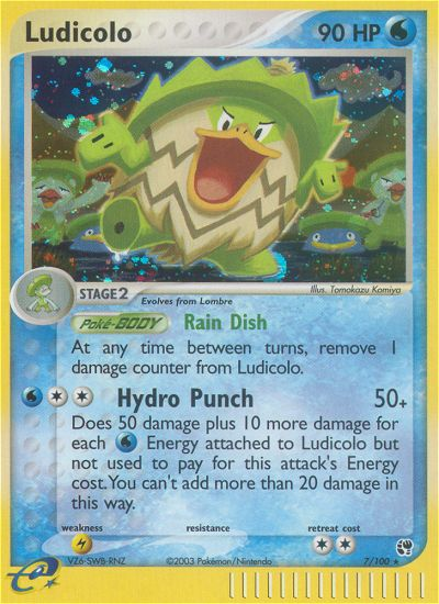 Ludicolo (7/100) [EX: Sandstorm] | Card Merchant Takapuna