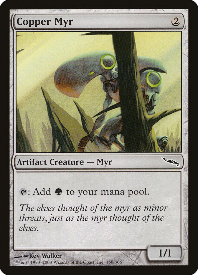 Copper Myr [Mirrodin] | Card Merchant Takapuna