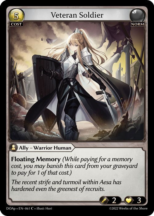 Veteran Soldier (061) [Dawn of Ashes: Prelude] | Card Merchant Takapuna