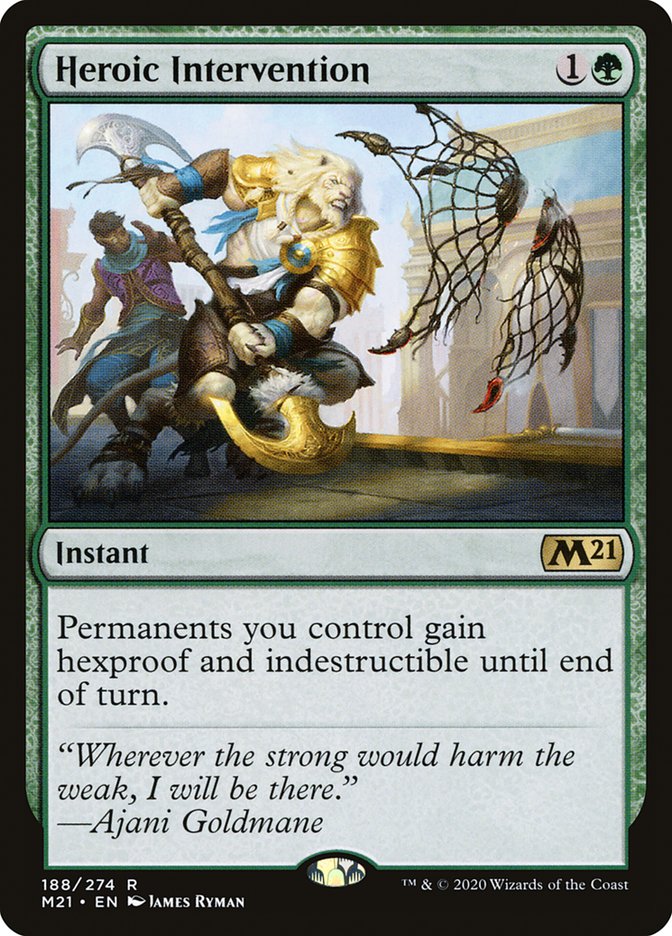 Heroic Intervention [Core Set 2021] | Card Merchant Takapuna