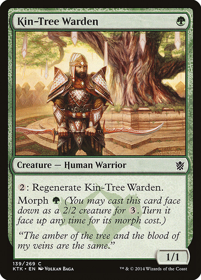 Kin-Tree Warden [Khans of Tarkir] | Card Merchant Takapuna