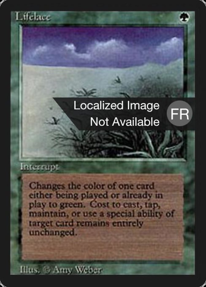 Lifelace [Foreign Black Border] | Card Merchant Takapuna