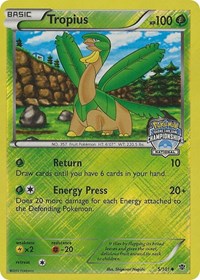 Tropius (5/101) (National Championship Promo) [Black & White: Plasma Blast] | Card Merchant Takapuna