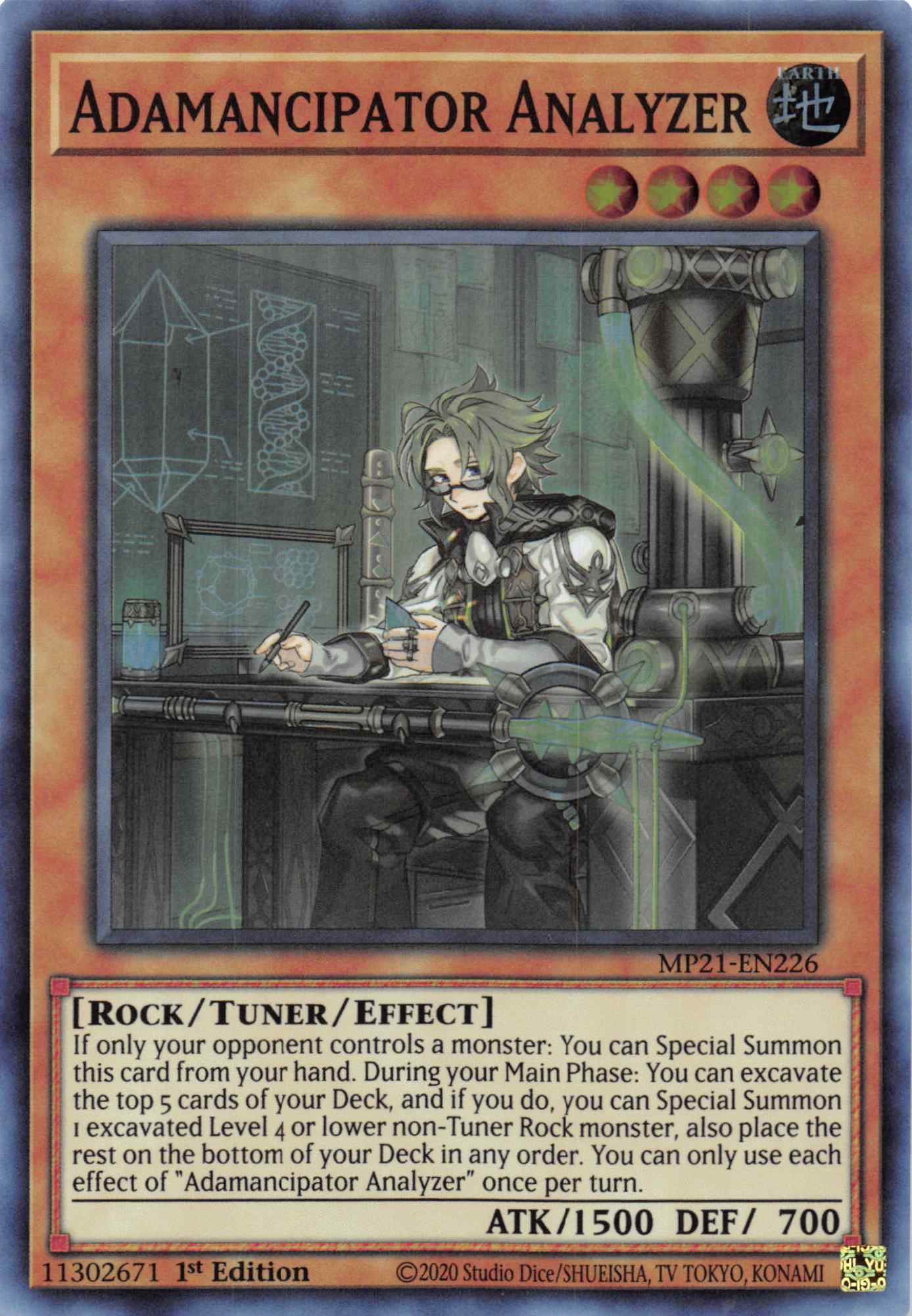 Adamancipator Analyzer [MP21-EN226] Super Rare | Card Merchant Takapuna