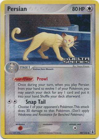 Persian (50/113) (Stamped) [EX: Delta Species] | Card Merchant Takapuna