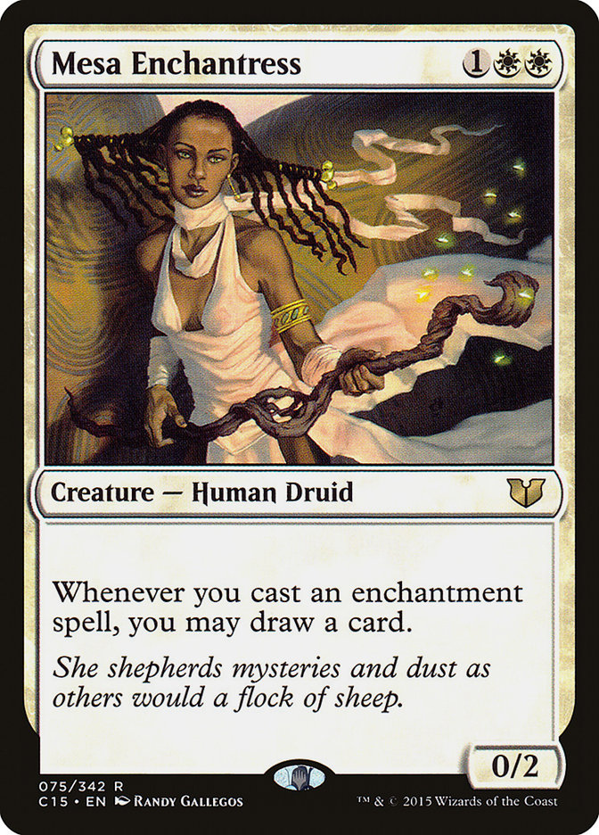 Mesa Enchantress [Commander 2015] | Card Merchant Takapuna