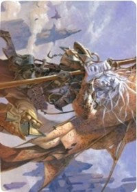 Sea Gate Banneret Art Card [Zendikar Rising Art Series] | Card Merchant Takapuna