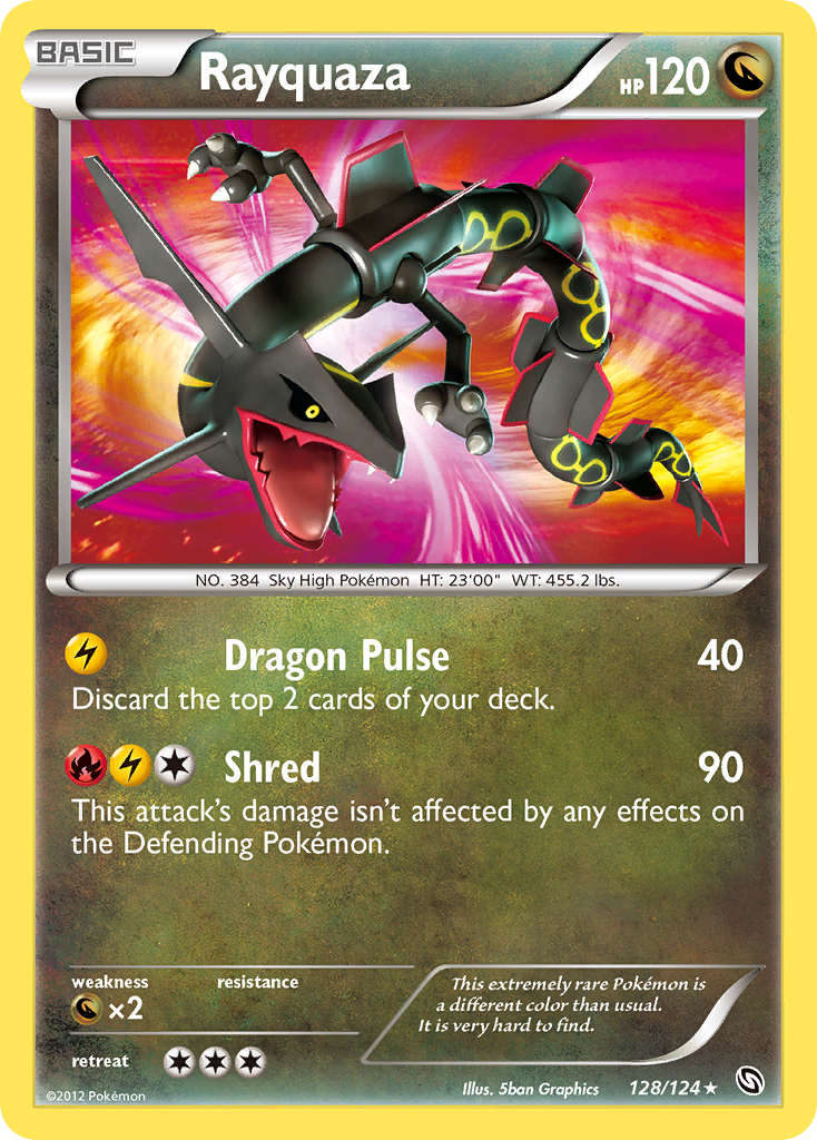 Rayquaza (128/124) [Black & White: Dragons Exalted] | Card Merchant Takapuna