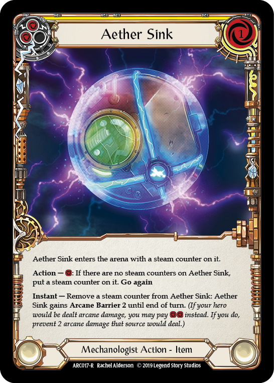 Aether Sink [ARC017-R] (Arcane Rising)  1st Edition Normal | Card Merchant Takapuna