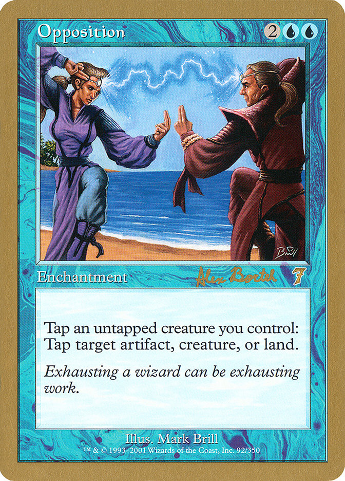 Opposition (Alex Borteh) [World Championship Decks 2001] | Card Merchant Takapuna