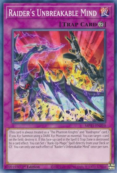 Raider's Unbreakable Mind [MP21-EN210] Common | Card Merchant Takapuna
