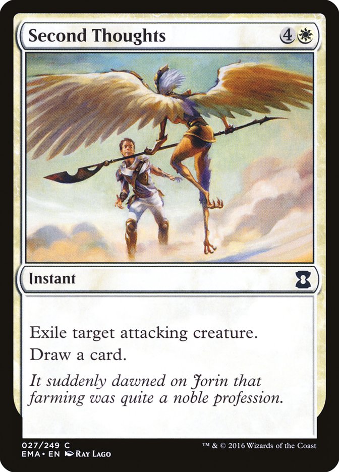 Second Thoughts [Eternal Masters] | Card Merchant Takapuna