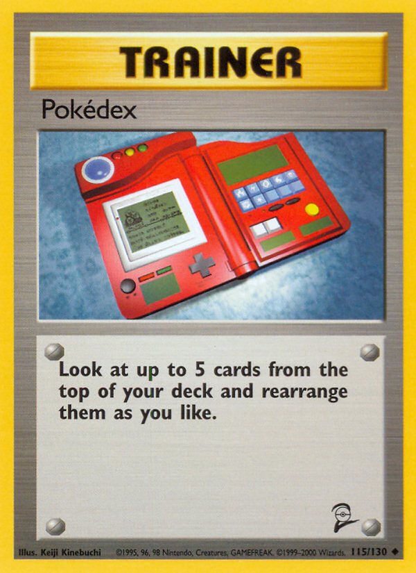 Pokedex (115/130) [Base Set 2] | Card Merchant Takapuna