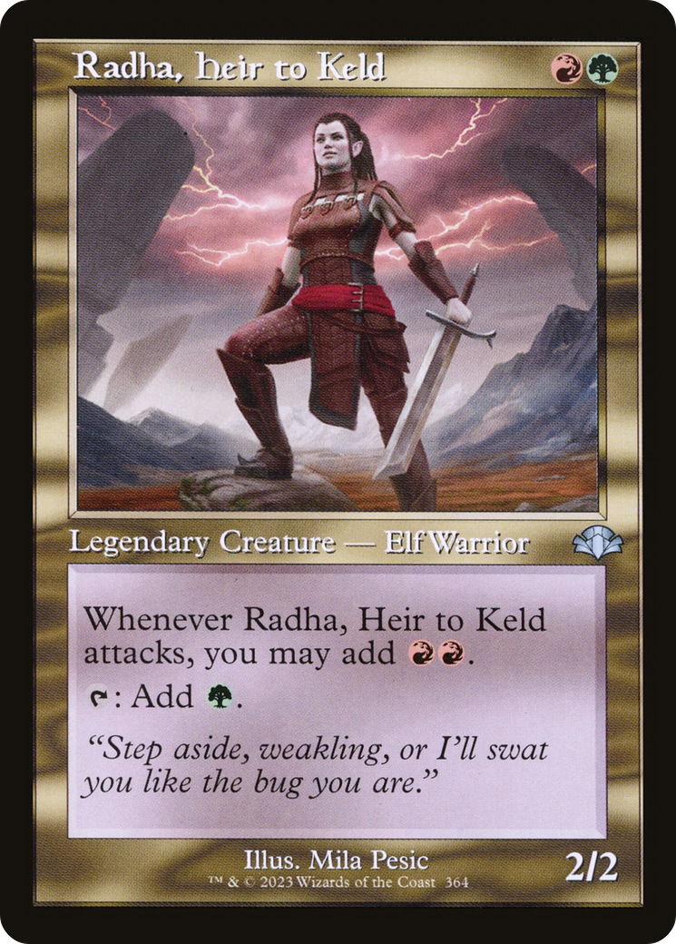 Radha, Heir to Keld (Retro) [Dominaria Remastered] | Card Merchant Takapuna