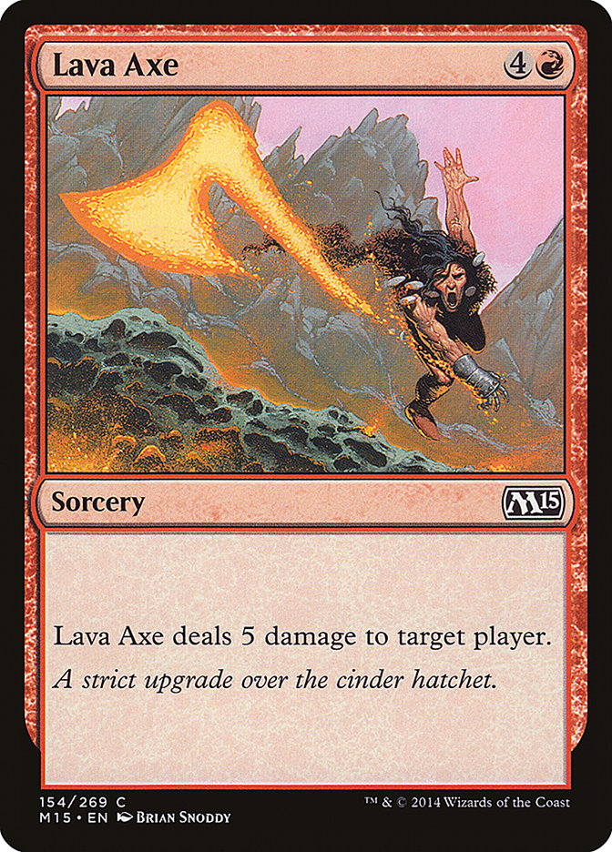 Lava Axe [Magic 2015] | Card Merchant Takapuna