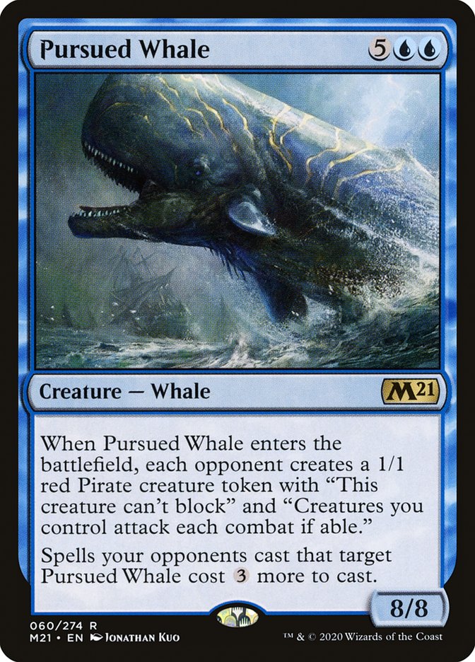Pursued Whale [Core Set 2021] | Card Merchant Takapuna