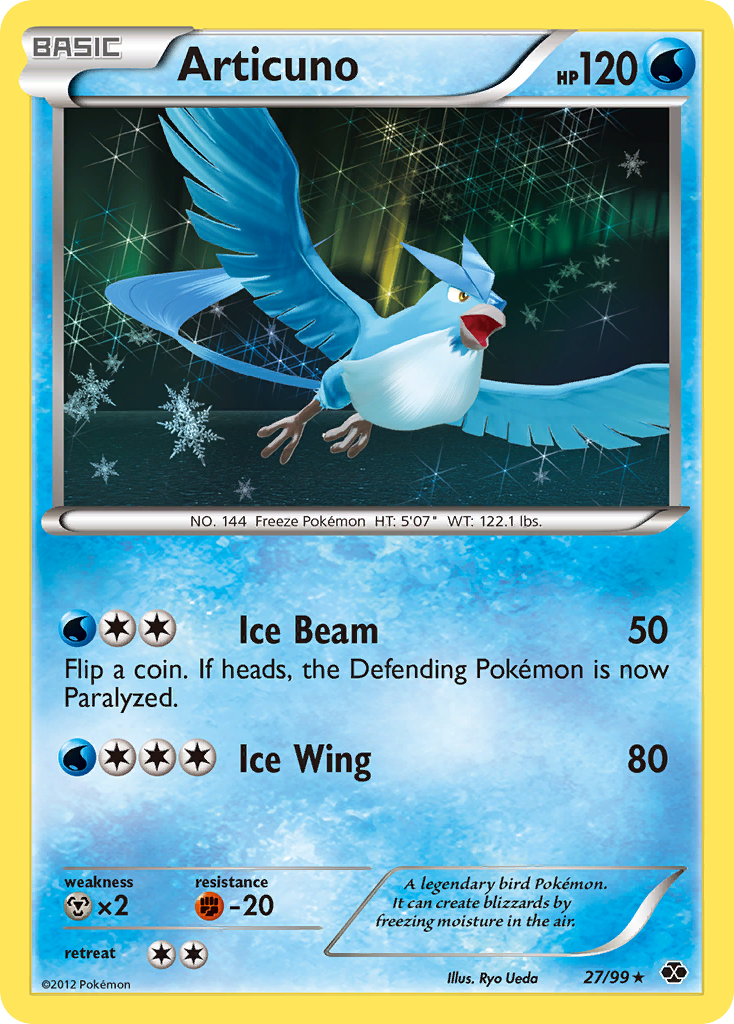 Articuno (27/99) [Black & White: Next Destinies] | Card Merchant Takapuna