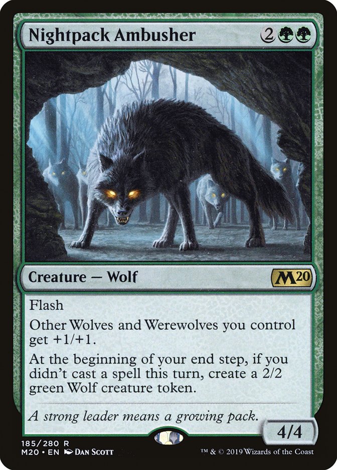 Nightpack Ambusher [Core Set 2020] | Card Merchant Takapuna