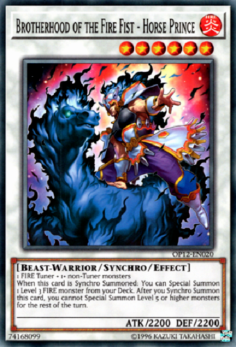 Brotherhood of the Fire Fist - Horse Prince [OP12-EN020] Common | Card Merchant Takapuna