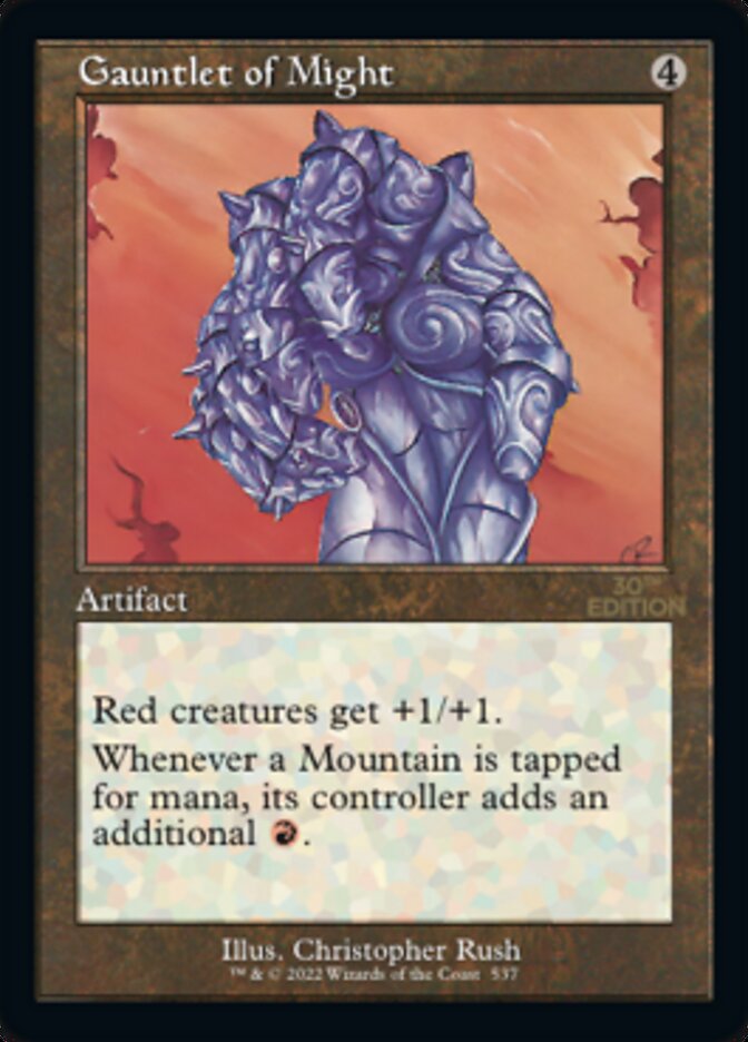 Gauntlet of Might (Retro) [30th Anniversary Edition] | Card Merchant Takapuna