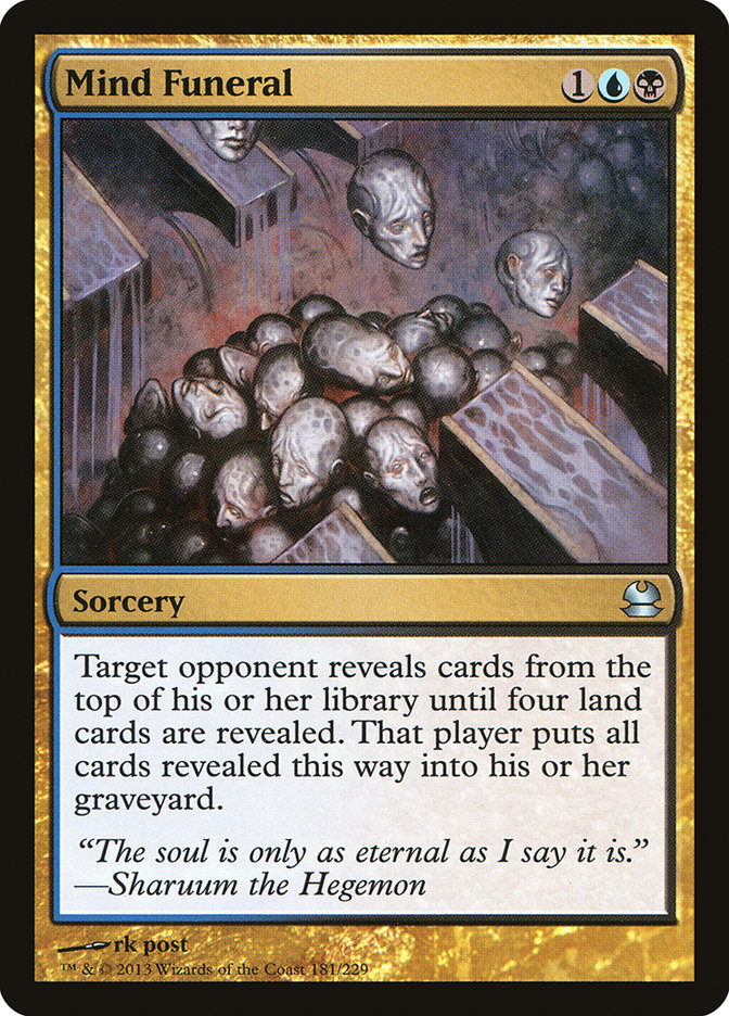 Mind Funeral [Modern Masters] | Card Merchant Takapuna