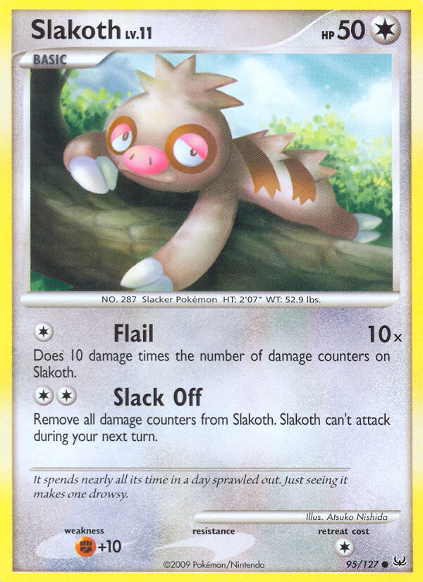 Slakoth (95/127) [Platinum: Base Set] | Card Merchant Takapuna